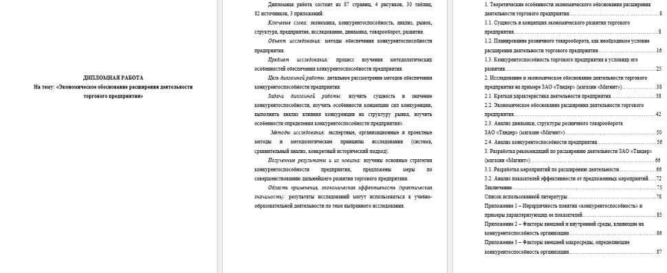 Экономика и управление на предприятиях топливно-энергетического комплекса Диплом СамГТУ Экономическое обоснование расширения деятельности торгового предприятия ЗАО "Тандер"